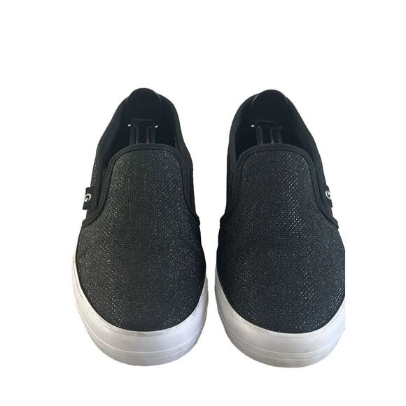 G By‎ Guess Slip On Women’s Size 7.5. Black Sparkling - Picture 1 of 7